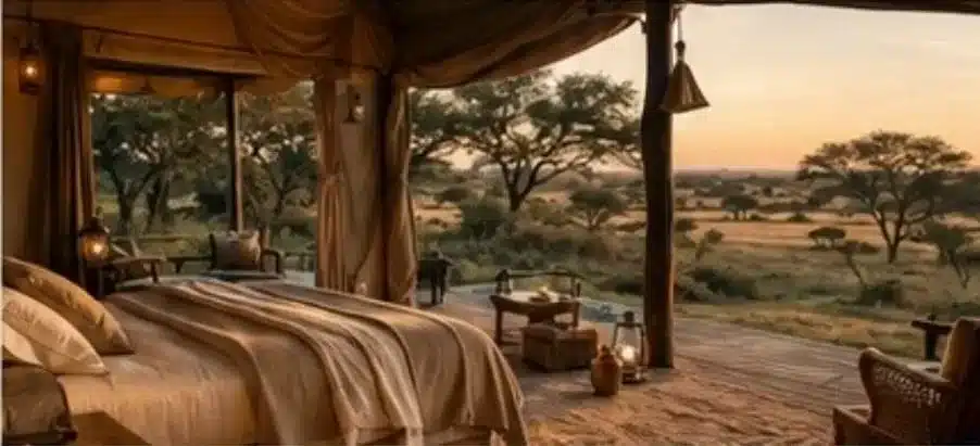 Lodge safari savane